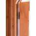Enkele glas deur Red class wood 6 ruits 100x205 cm LD
